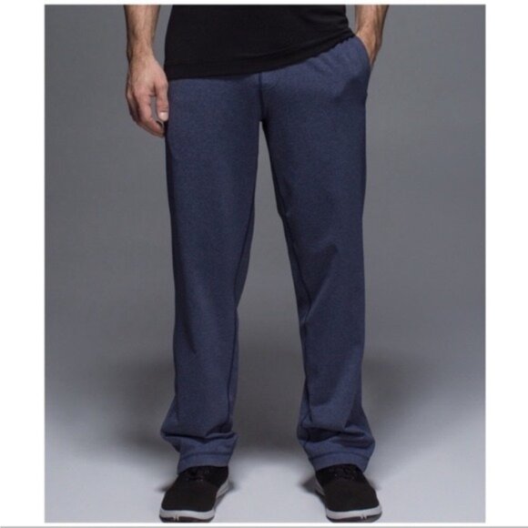 Lululemon Mens Kung Fu Jogger Pant Navy Blue Large - Picture 1 of 6